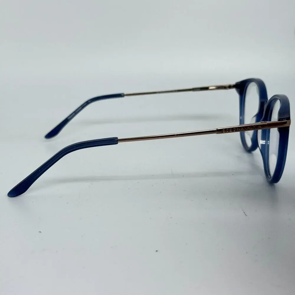 BCBGMAXAZRIA Eyeglasses Frames Fenella Blue 50/18/135 NWOT H17583‎